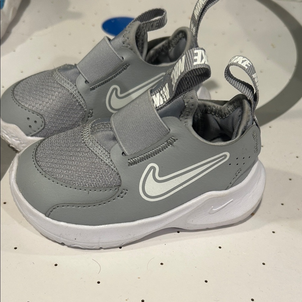 Nike Kids Gray and White Sneakers
